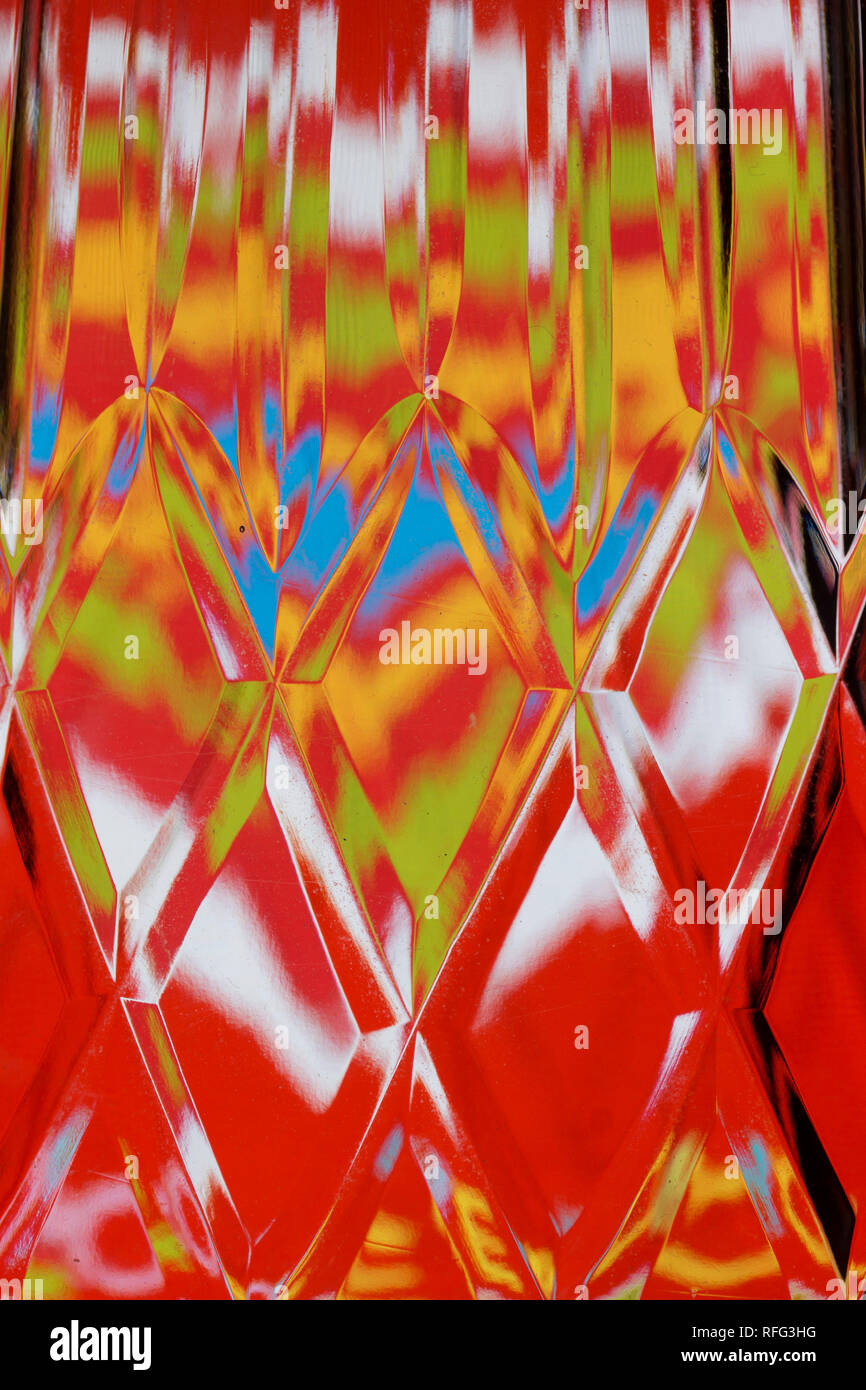 Abstract diamond textured background of a brightly colored imaged ...