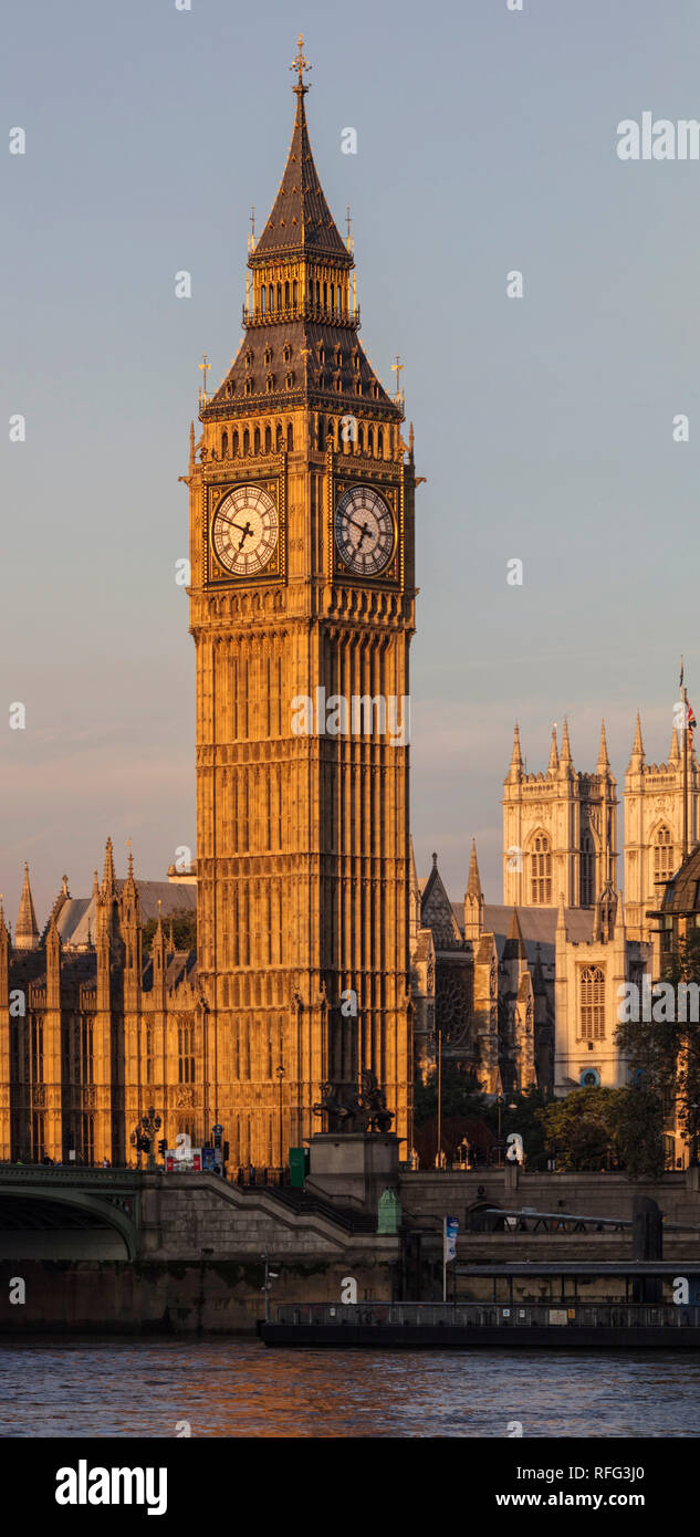 Big Ben And the Palace of Westminster Stock Photo