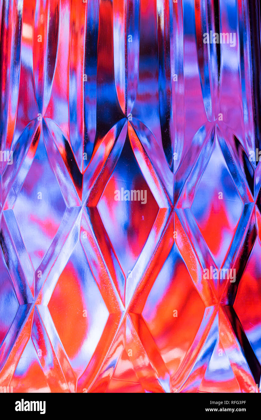 Abstract diamond textured background of a brightly colored imaged ...