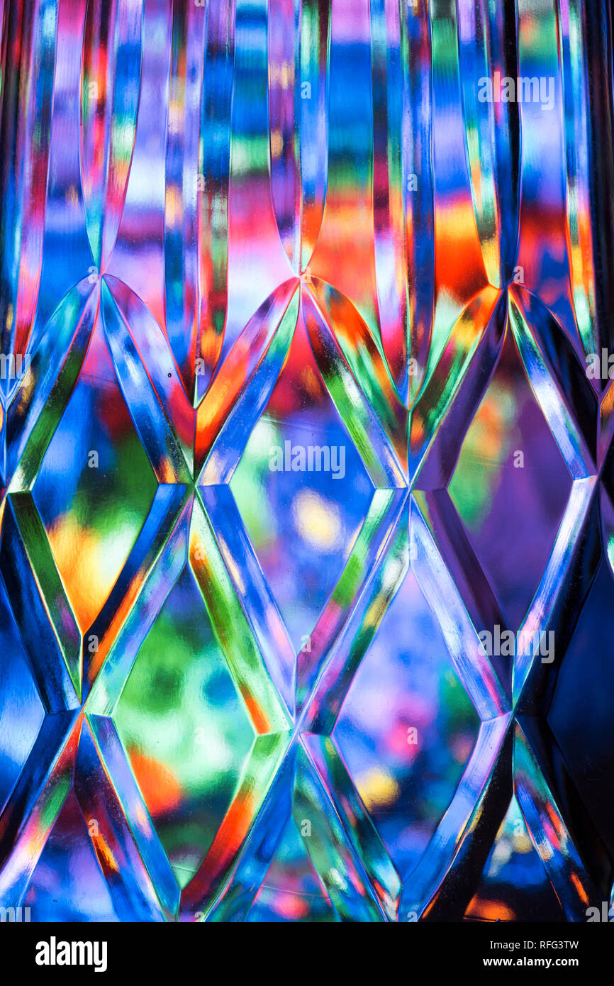 Abstract diamond textured background of a brightly colored imaged ...