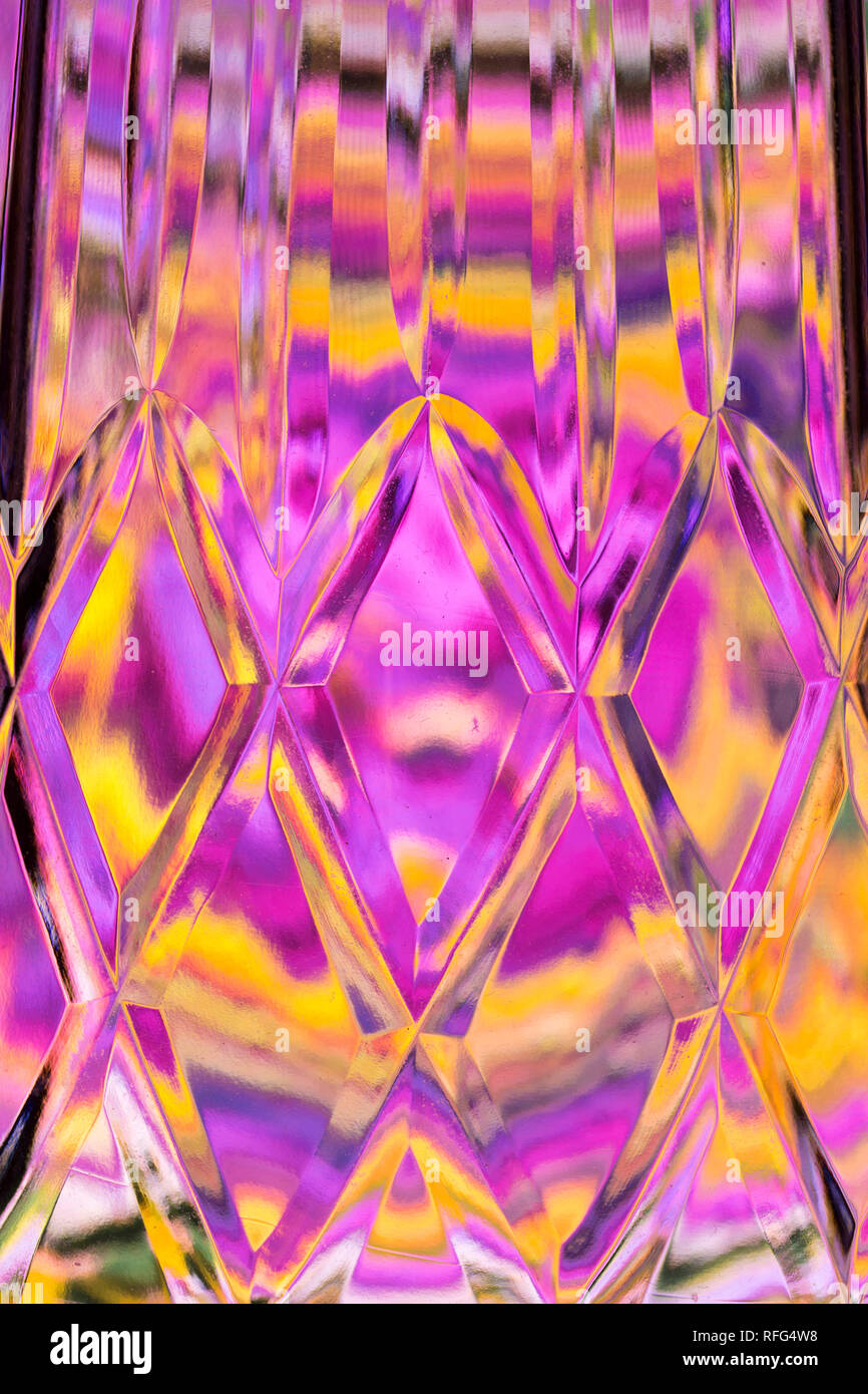 Abstract diamond textured background of a brightly colored imaged ...