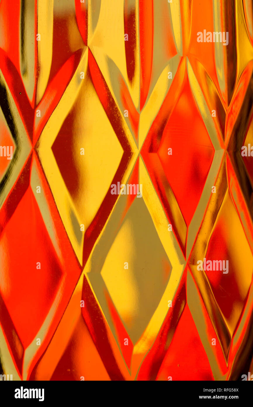 Abstract diamond textured background of a brightly colored imaged ...