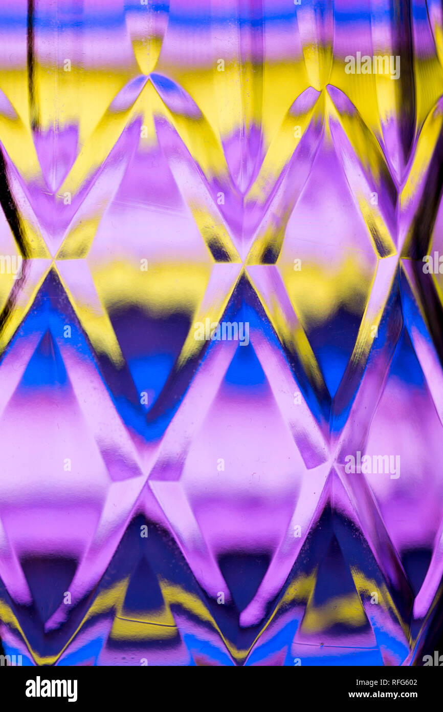 Abstract diamond textured background of a brightly colored imaged ...