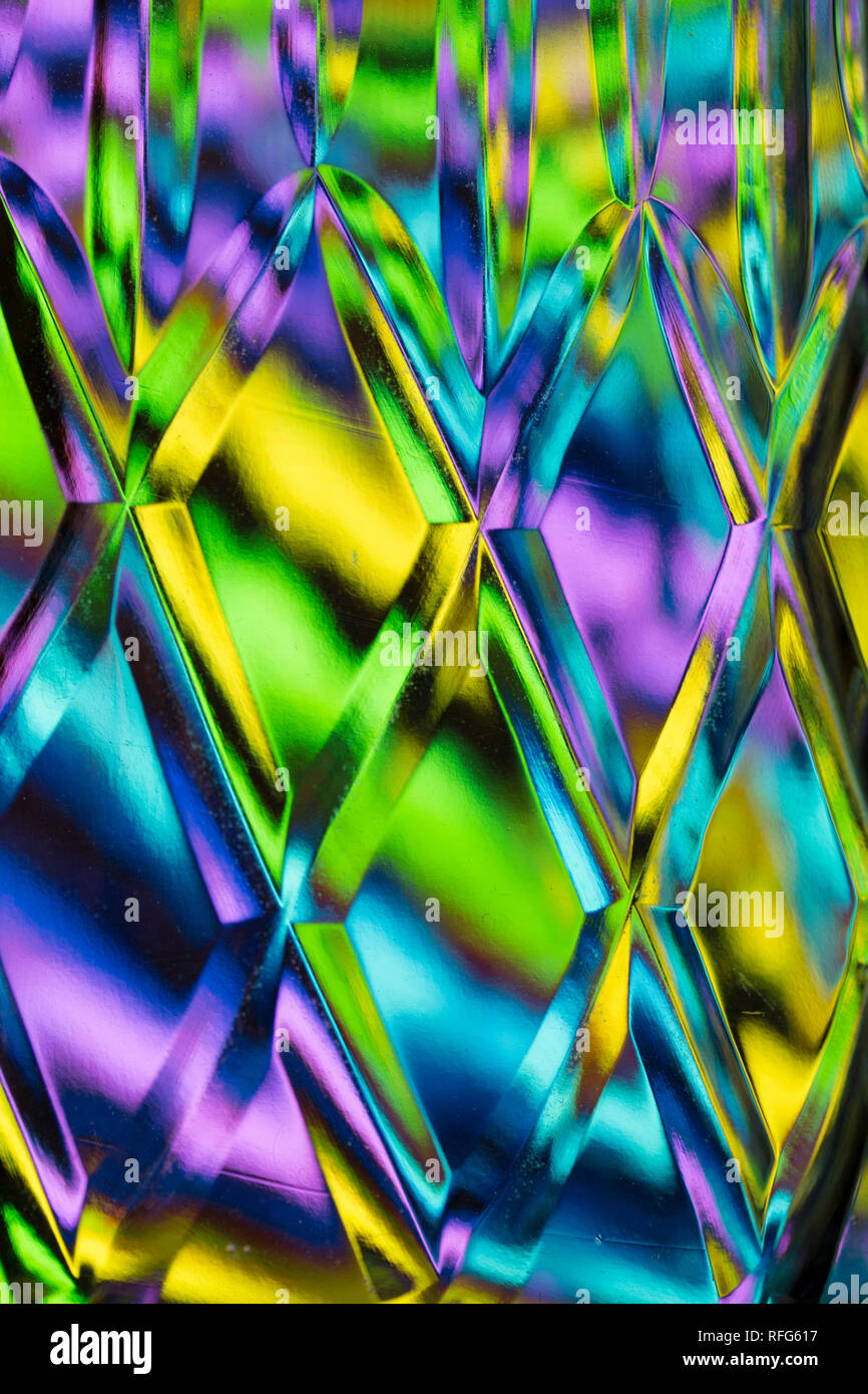 Abstract diamond textured background of a brightly colored imaged ...