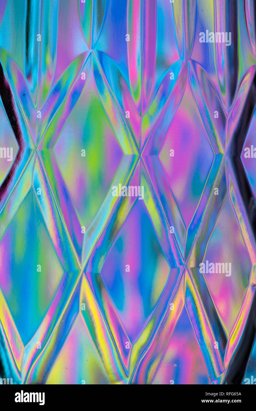 Abstract diamond textured background of a brightly colored imaged ...