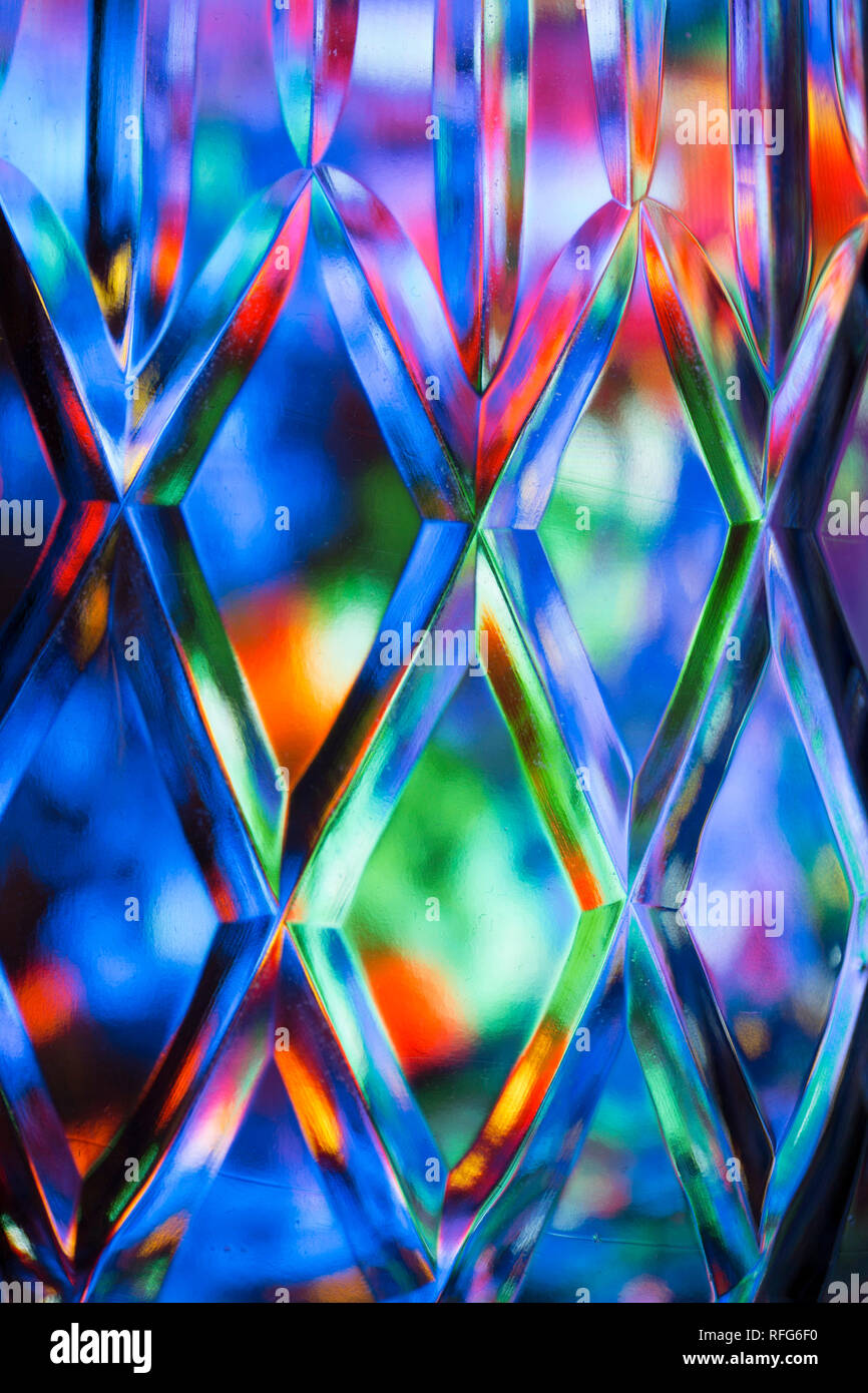 Abstract diamond textured background of a brightly colored imaged ...
