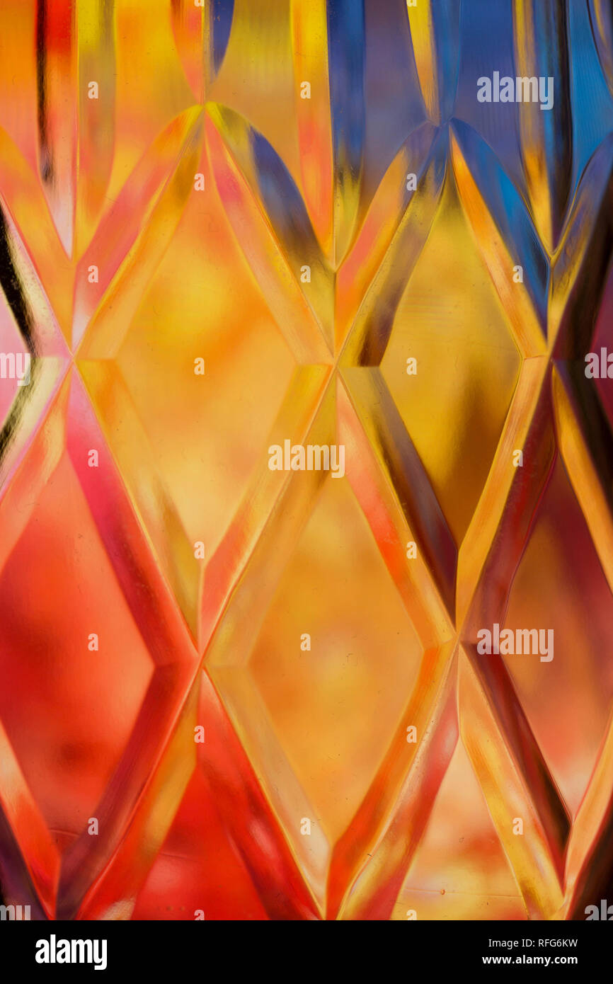 Abstract diamond textured background of a brightly colored imaged ...