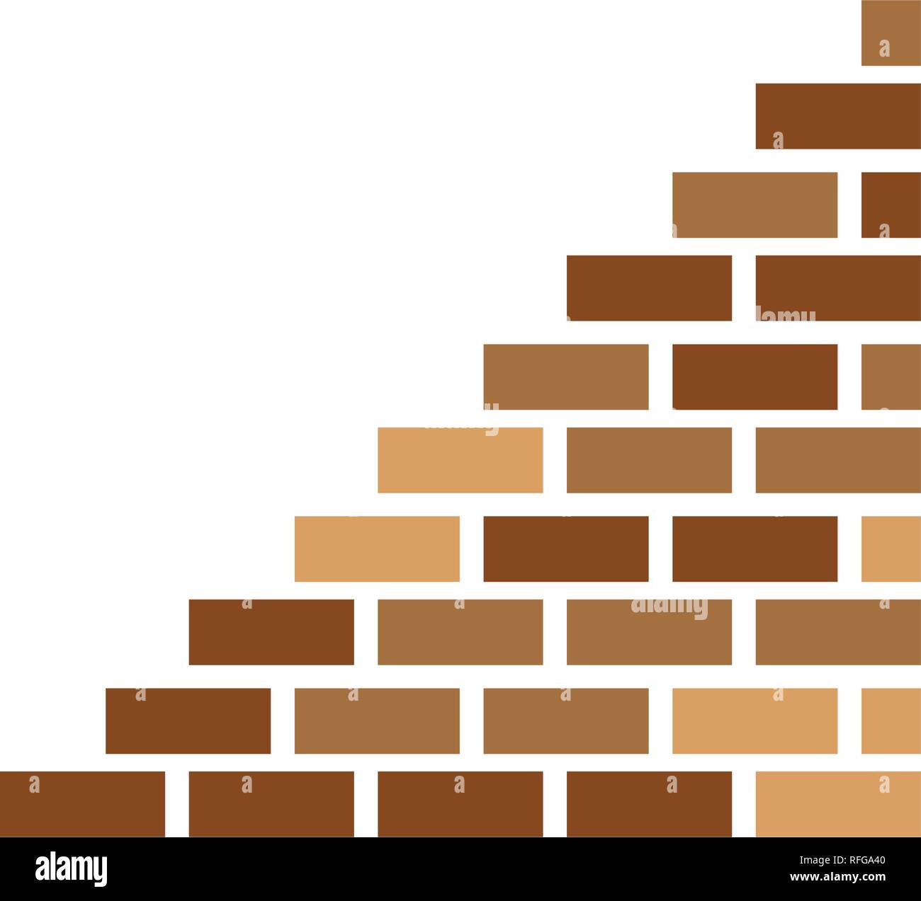 Brick wall icon vector illustration design Stock Vector Image & Art - Alamy