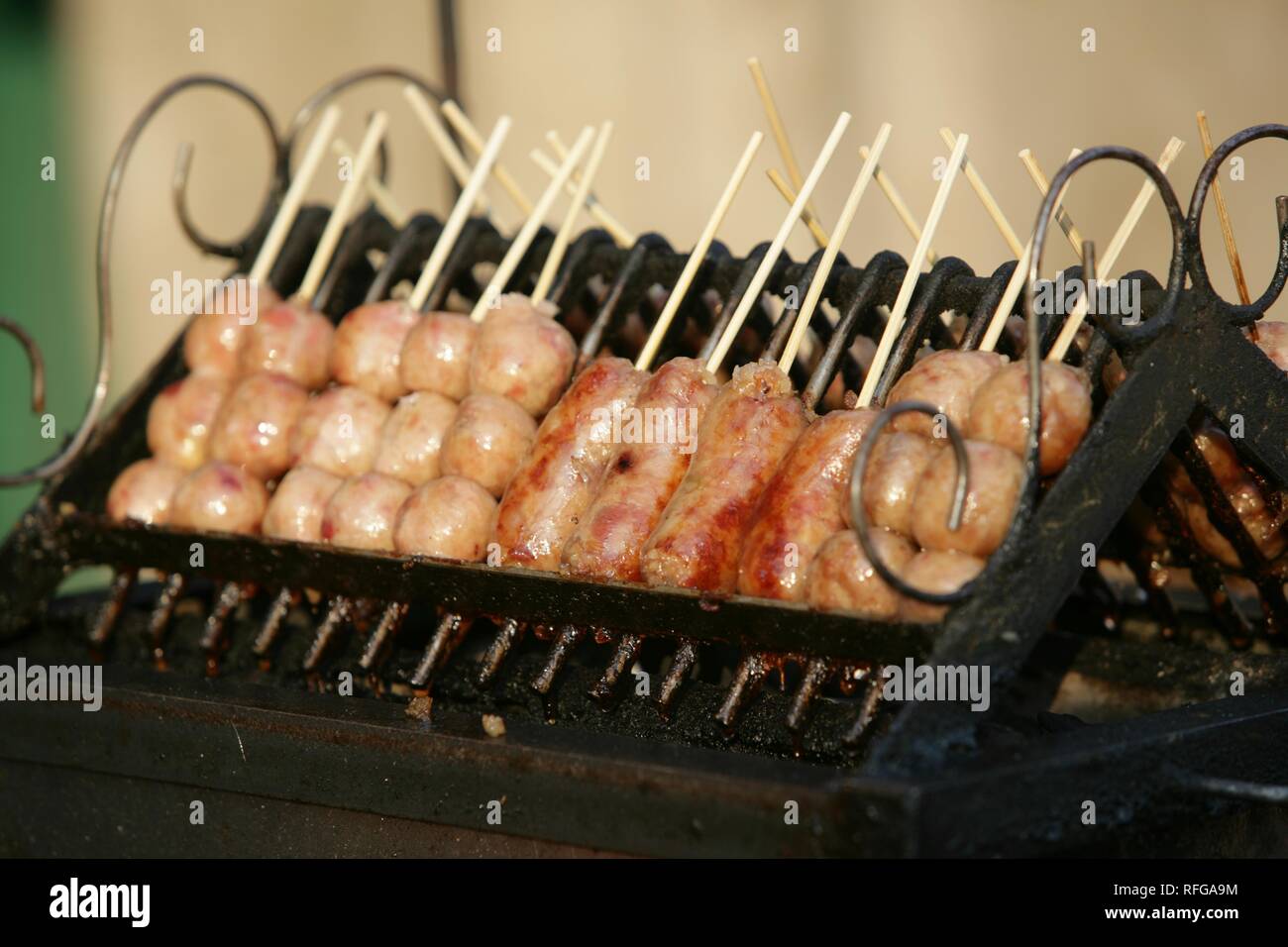 THA Thailand Bangkok Hot food stall on the street Stock Photo Alamy