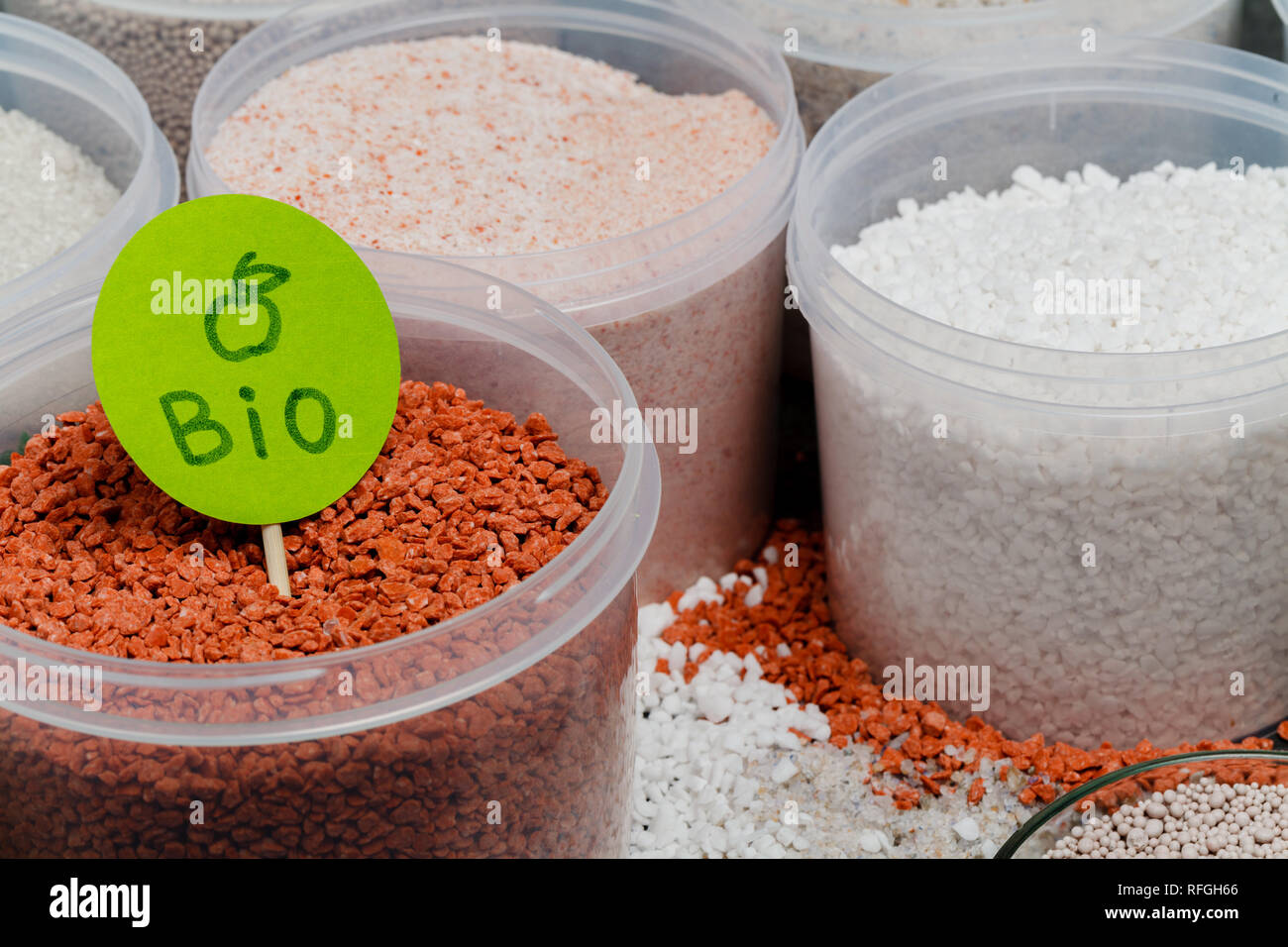 Mineral Chemical fertilizer, help plant to grow Stock Photo Alamy