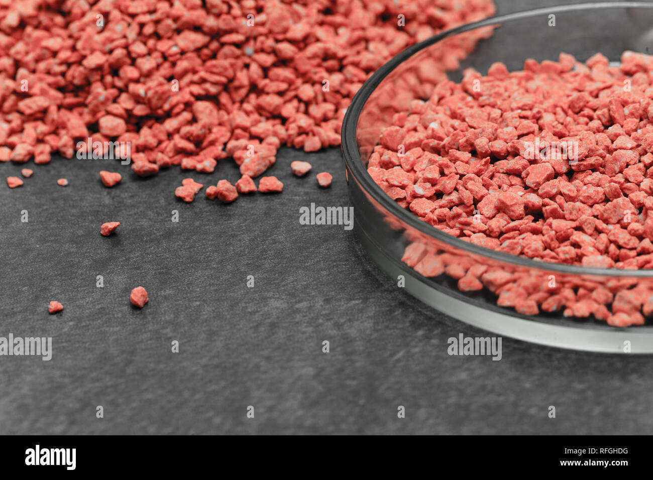 add Mineral Chemical fertilizer in soli help plant to grow Stock Photo Alamy