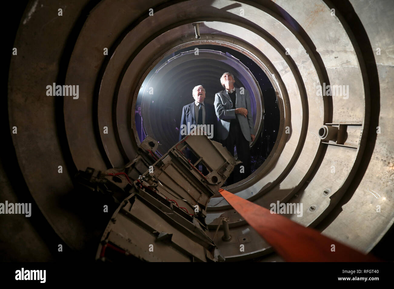 Former engineers Derek Mack (left) and Mike Kelloway, both from the ...