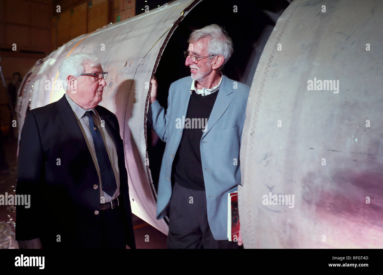 Former engineers Derek Mack (left) and Mike Kelloway, both from the ...