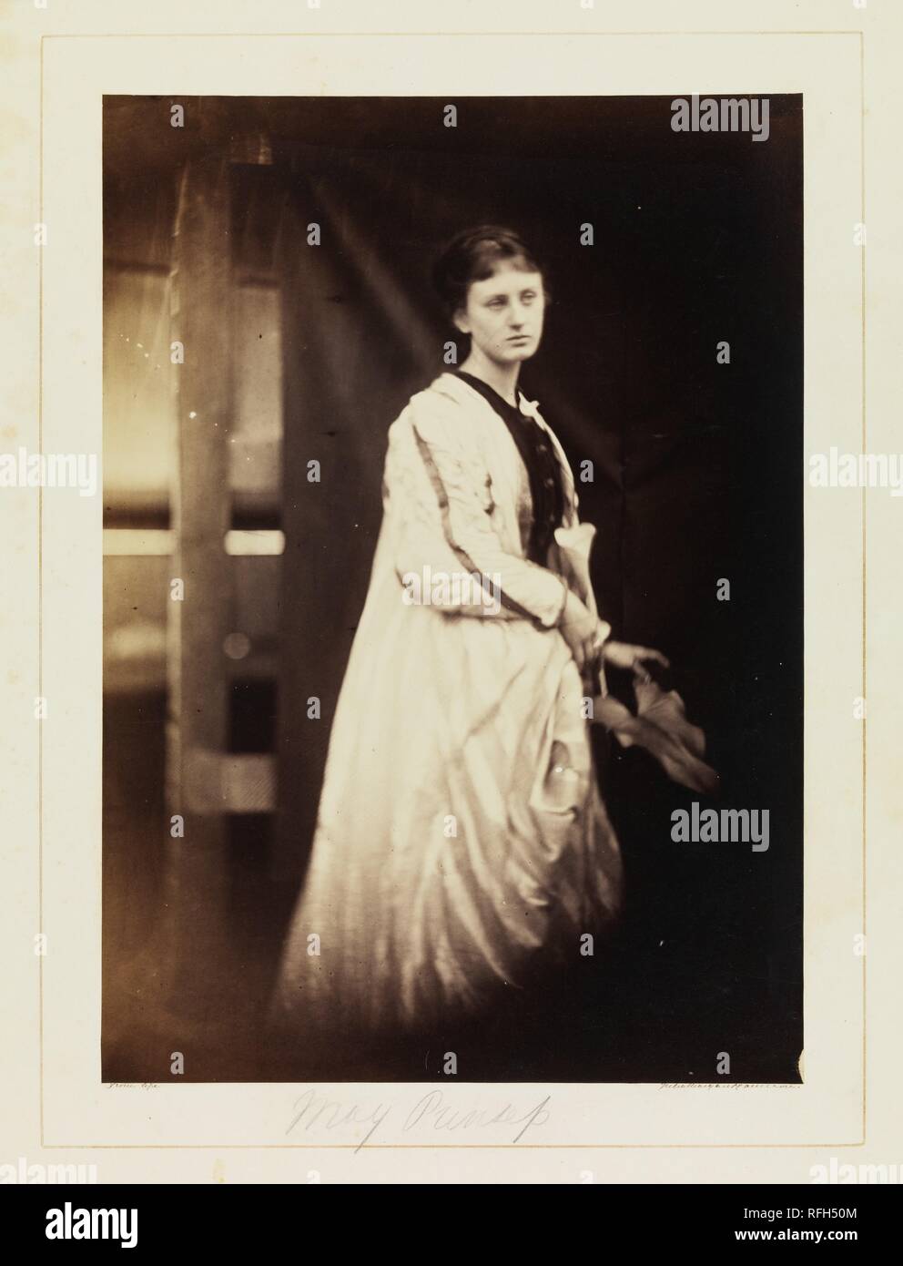May Prinsep. Artist: Julia Margaret Cameron (British (born India), Calcutta 1815-1879 Kalutara, Ceylon). Dimensions: 22.5 x 20.5 cm. (8  7/8  x 8  1/16  in.). Date: 1868. Museum: Metropolitan Museum of Art, New York, USA. Stock Photo