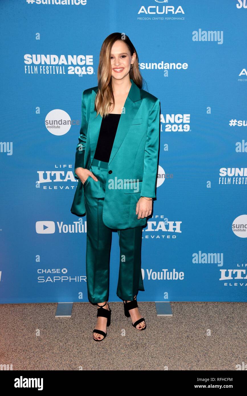 Park City, Utah, USA. 25th January 2019. Clara Rugaard attends the I Am ...