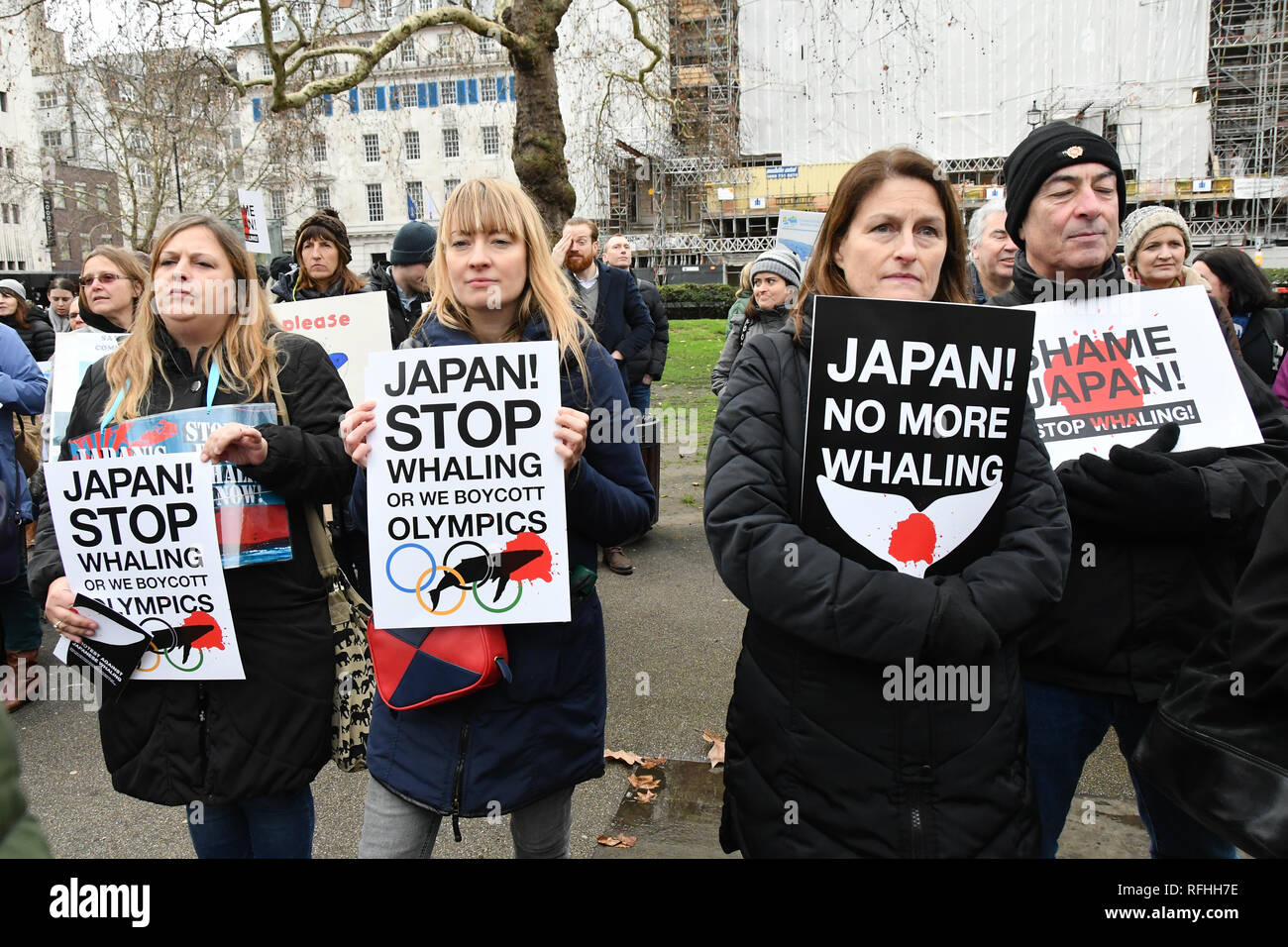 London UK. 26th January, 2019. Activists anger Japan crafty pulling out of  IWC | International Whaling Commission, London, UK Credit: Picture  Capital/Alamy Live News Stock Photo - Alamy