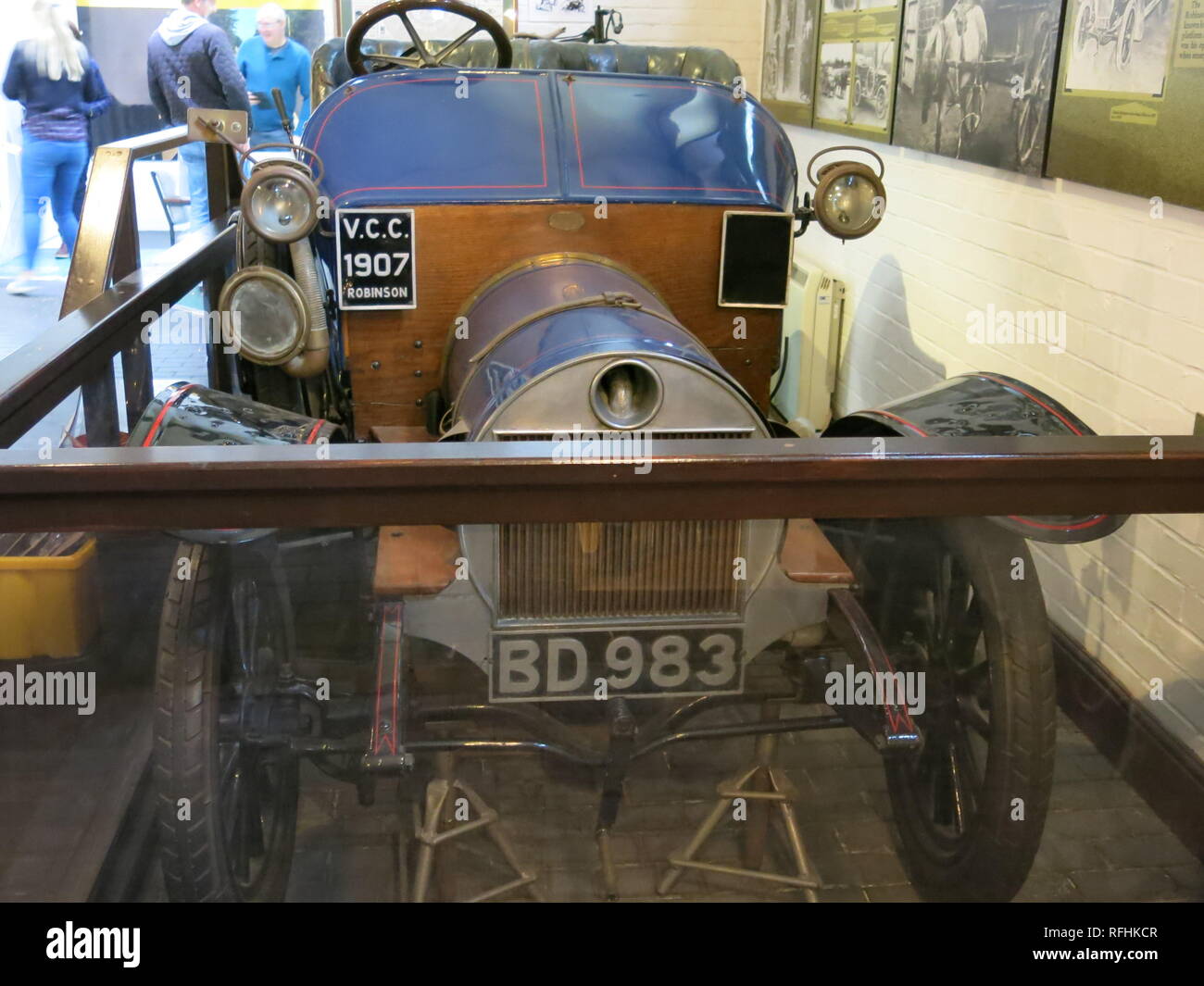 The Riobinons Car The Robinson car on display at the Manor House Museum, Kettering; made ...