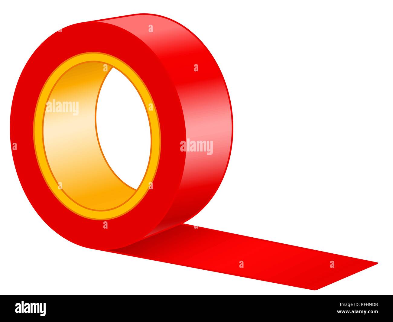 Illustration of the ribbon roll Stock Vector Image & Art - Alamy