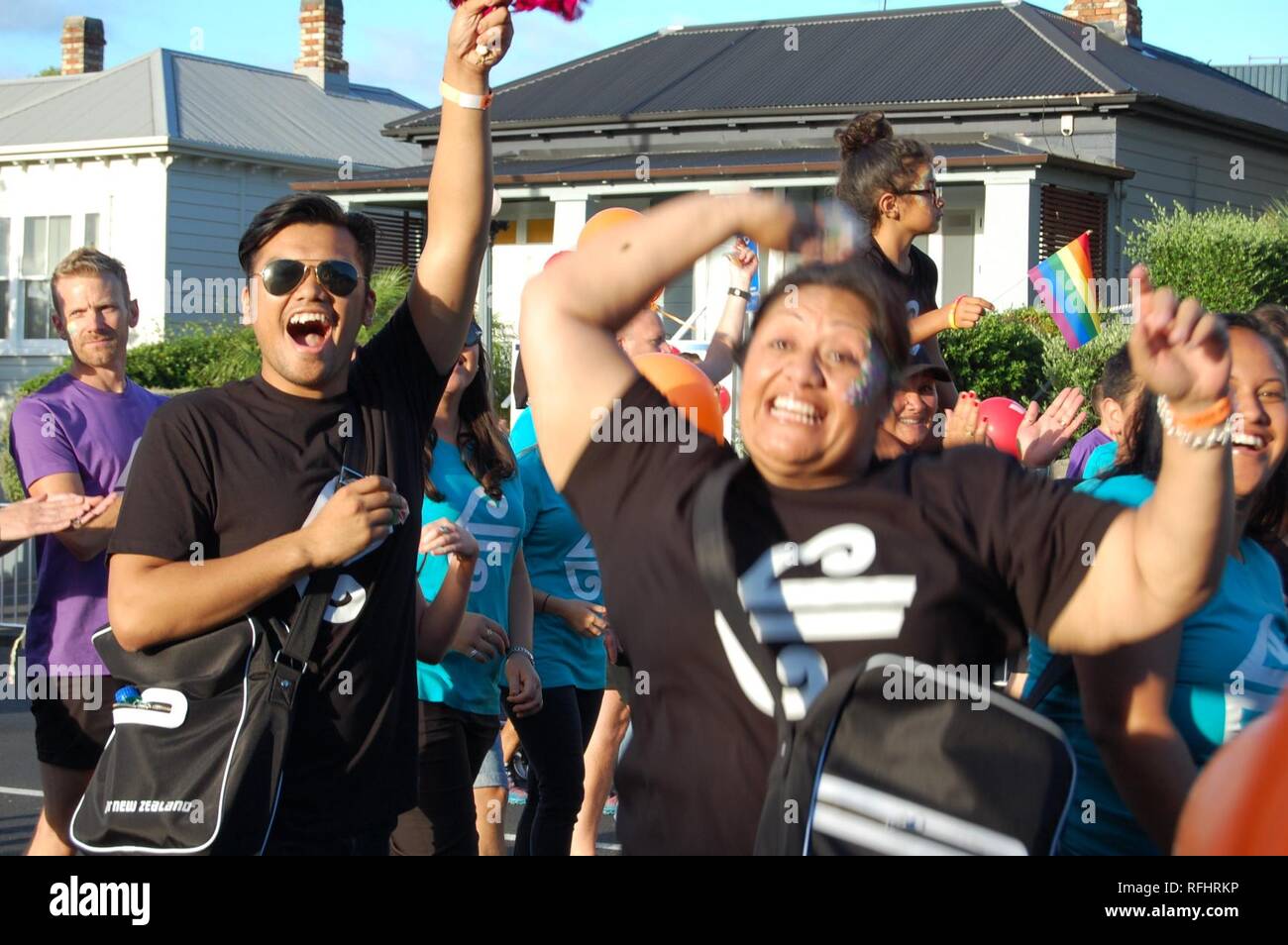 Auckland pride parade 2016 3 21 Stock Photo - Alamy