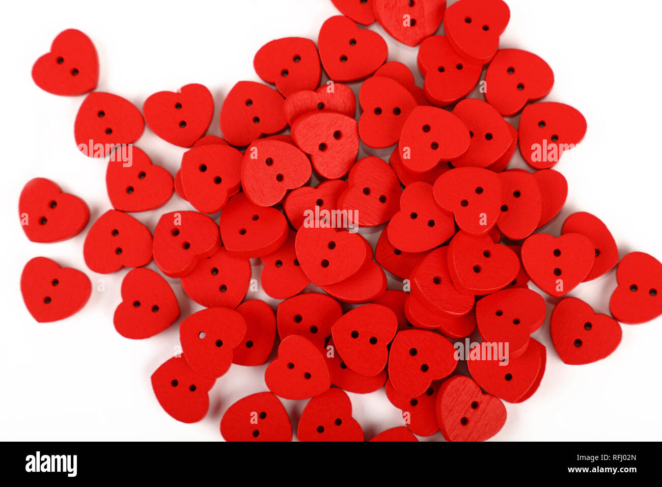 Sewing button heart hi-res stock photography and images - Alamy