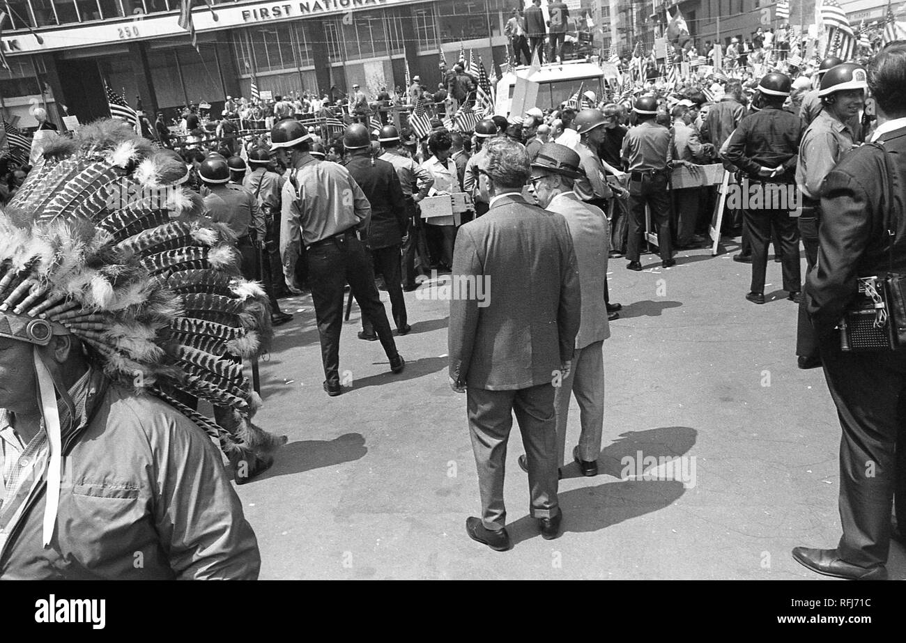 Anti vietnam war hard hat riot hires stock photography and images Alamy