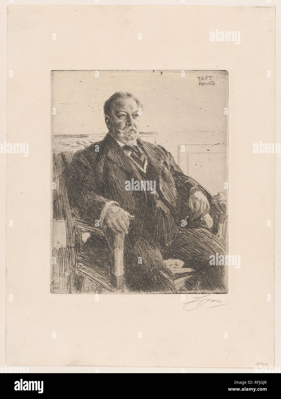 William howard taft portrait hi-res stock photography and images - Alamy