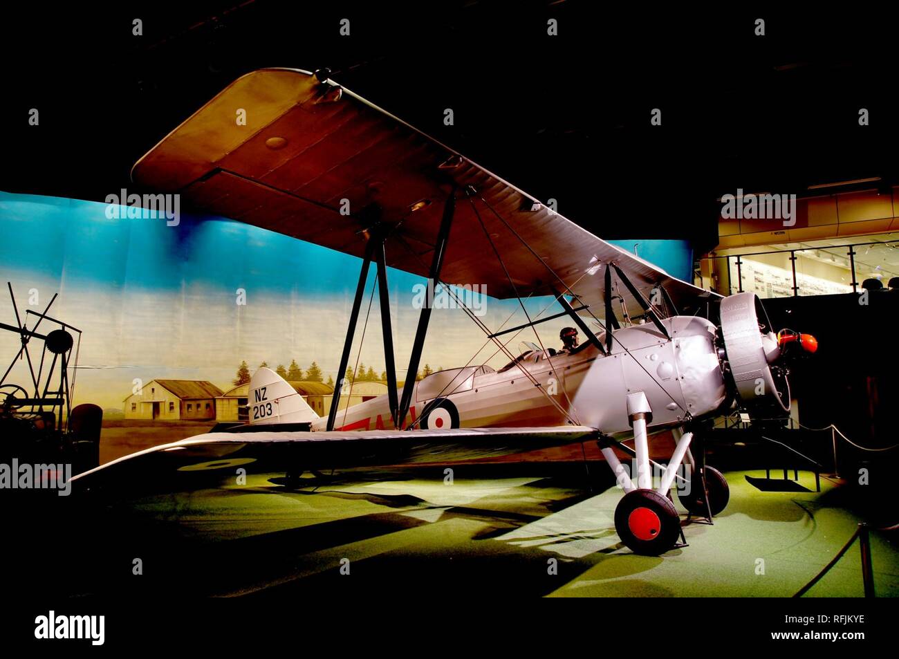 Avro 626. Airforce World Wigram.NZ (11249153693). Stock Photo