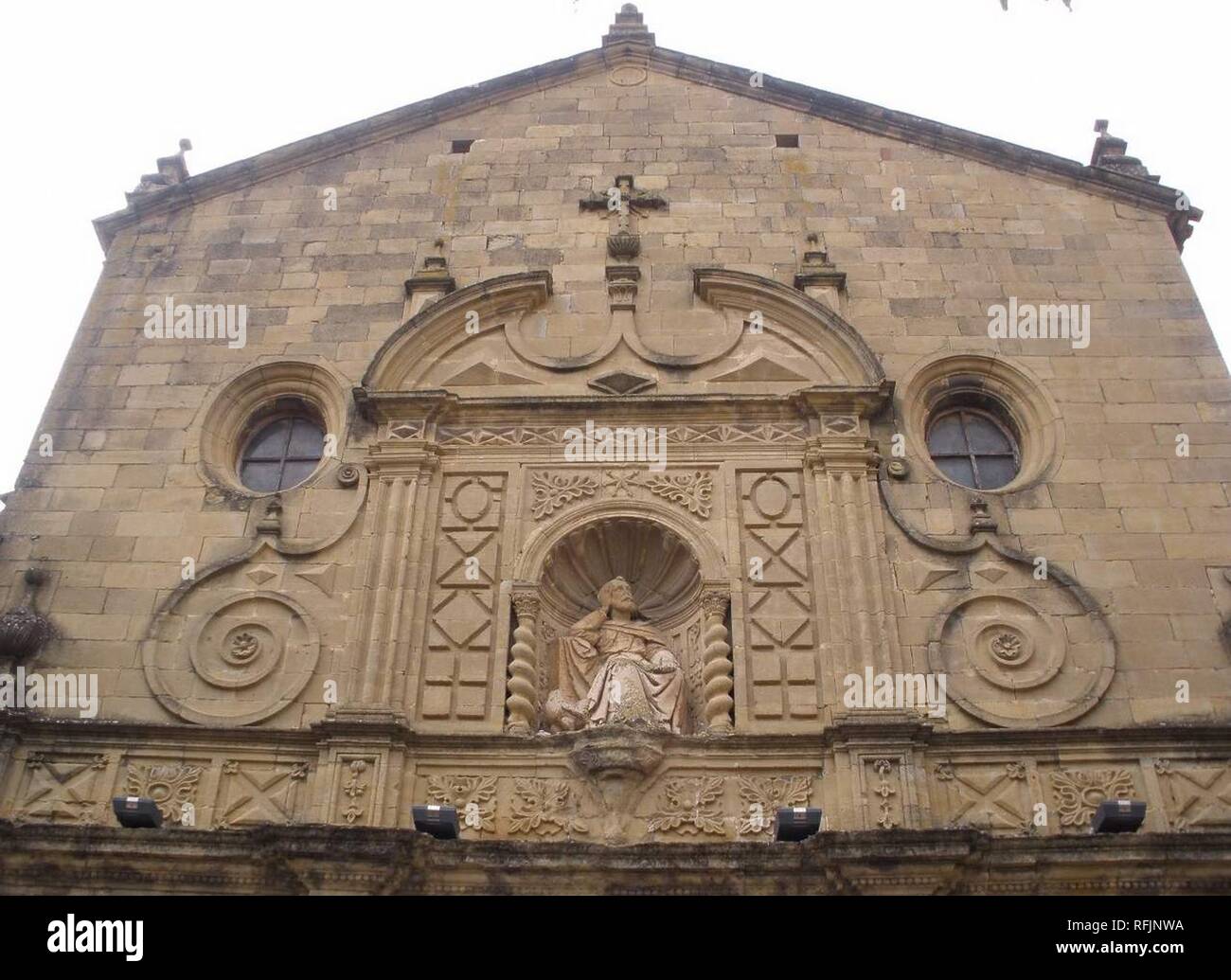 Ayerbe Iglesia de San Pedro 2 Stock Photo Alamy