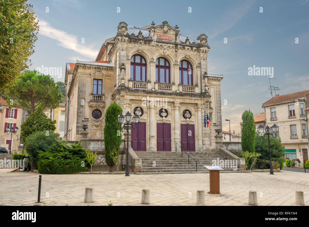 Historic monument. Municipal Theatre at Orange. France, Vaucluse, South France Stock Photo