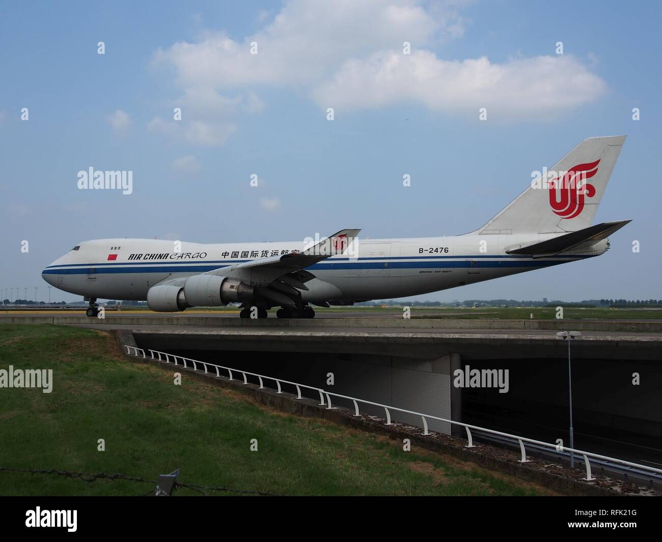 B-2476 Air China Cargo Boeing 747-4FTF pic8. Stock Photo