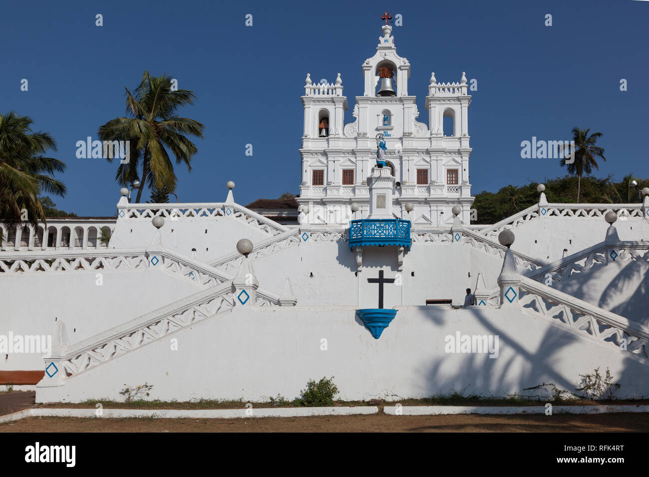 Our Lady of the Immaculate Conception Church, Goa, India Stock Photo