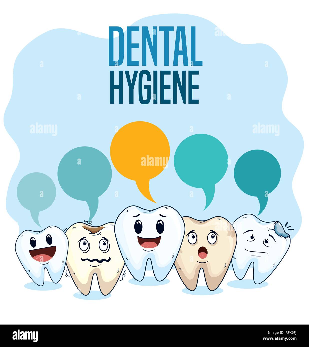 dental hygiene treatment with professional medicine Stock Vector Image & Art Alamy