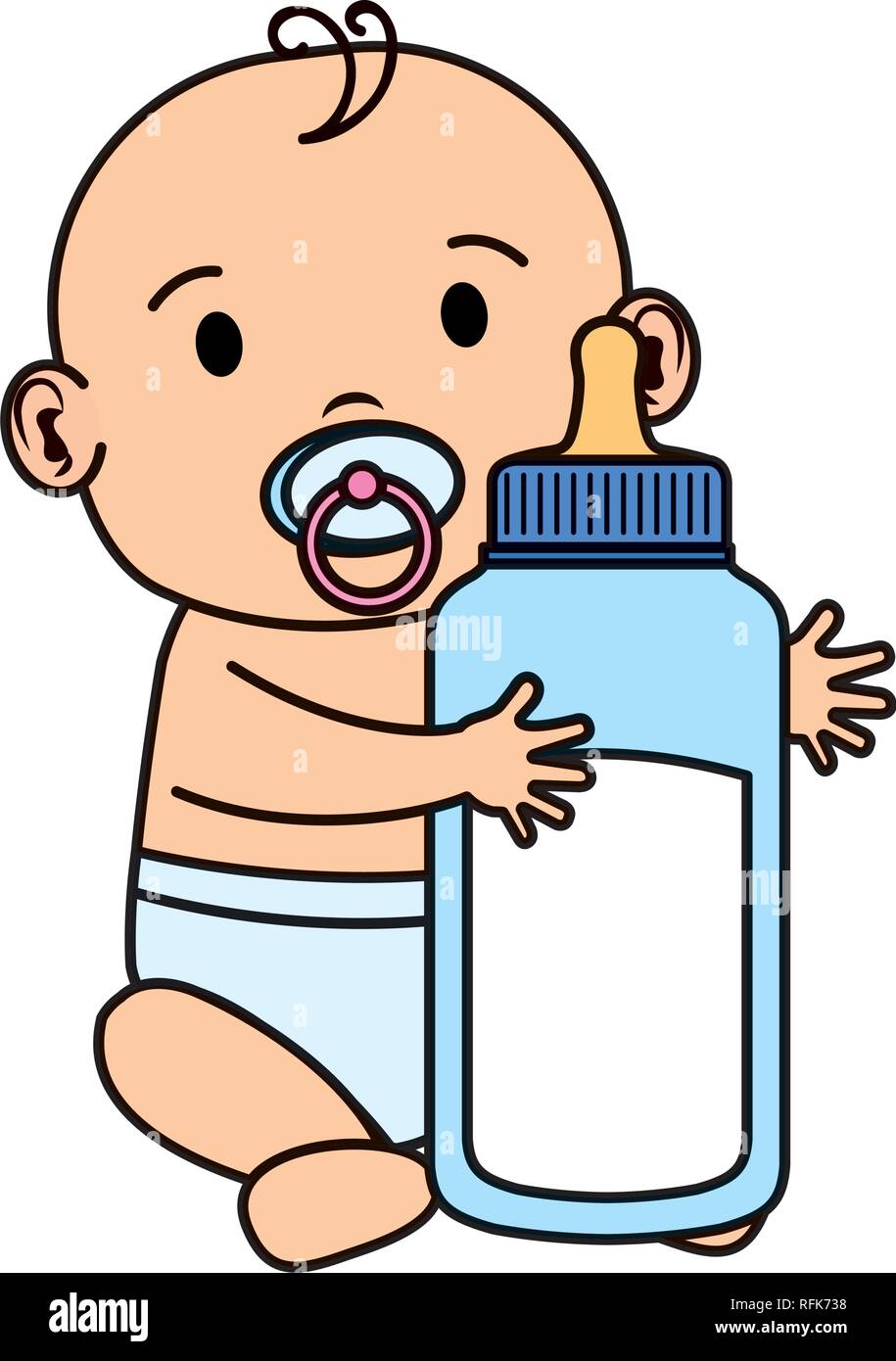 cute and little boy baby with milk bottle Stock Vector Image & Art - Alamy cute and little boy baby with milk bottle Stock Vector Image & Art - Alamy