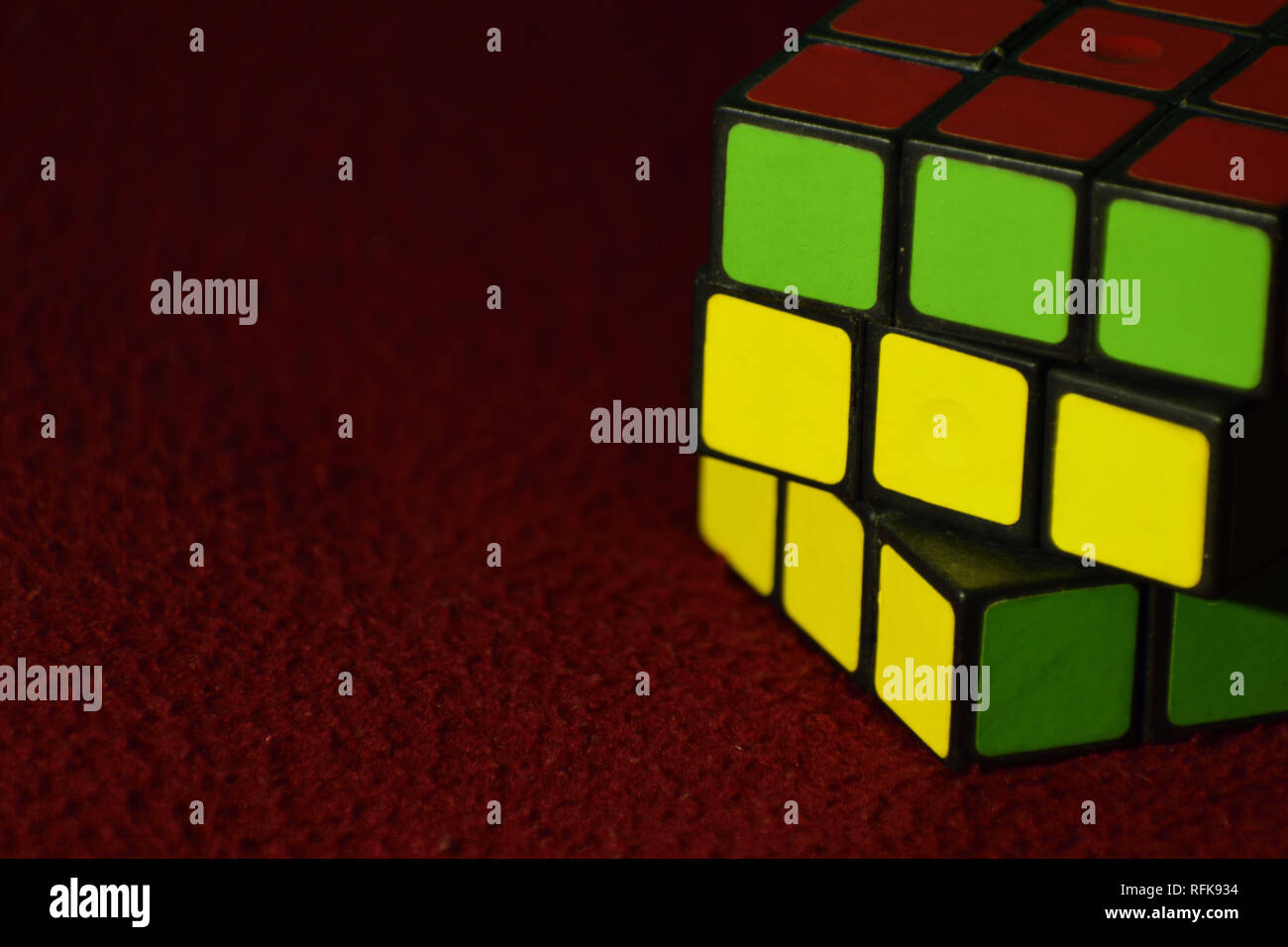Colorful rubiks cube isolated on hi-res stock photography and images ...