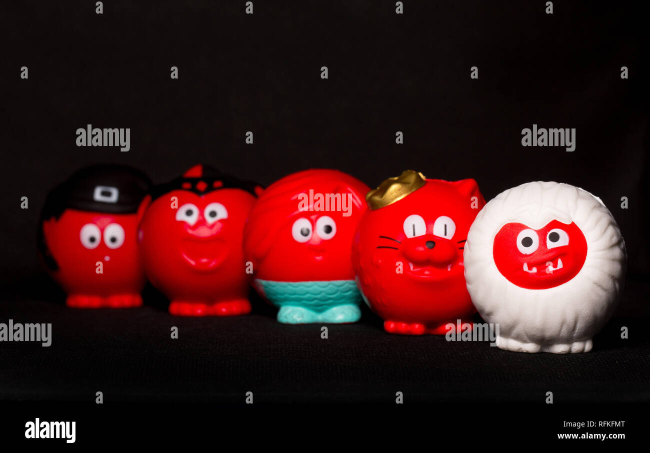 (L-R) Honkus Ponkus, Conk Jester, Nosediva, Snufflekins, The Abominable ...