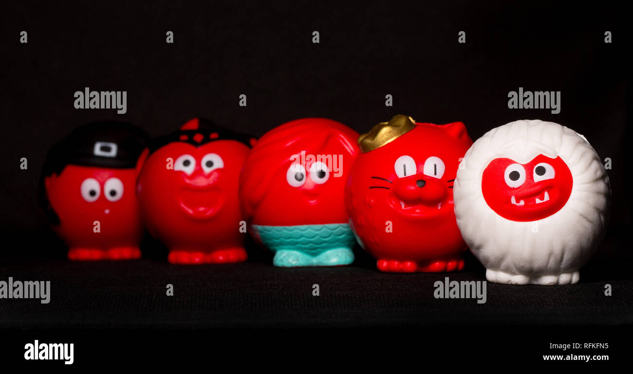 (L-R) Honkus Ponkus, Conk Jester, Nosediva, Snufflekins, The Abominable ...