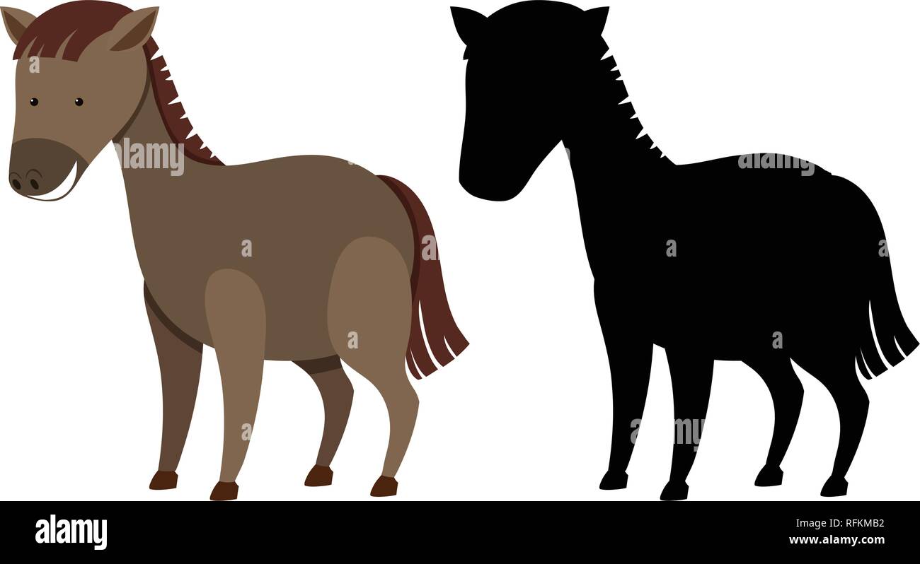 Set of horse character illustration Stock Vector Image & Art - Alamy