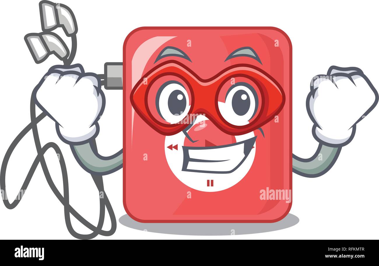 Super Hero Charcter Mp3 Player Above Wooden Table Vector Illustration Stock Vector Image Art Alamy Super Hero Charcter Mp3 Player Above Wooden Table Vector Illustration Stock Vector Image Art Alamy