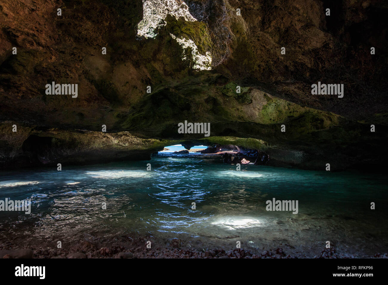 Mermaid Cave on Oahu, Hawaii Stock Photo Alamy
