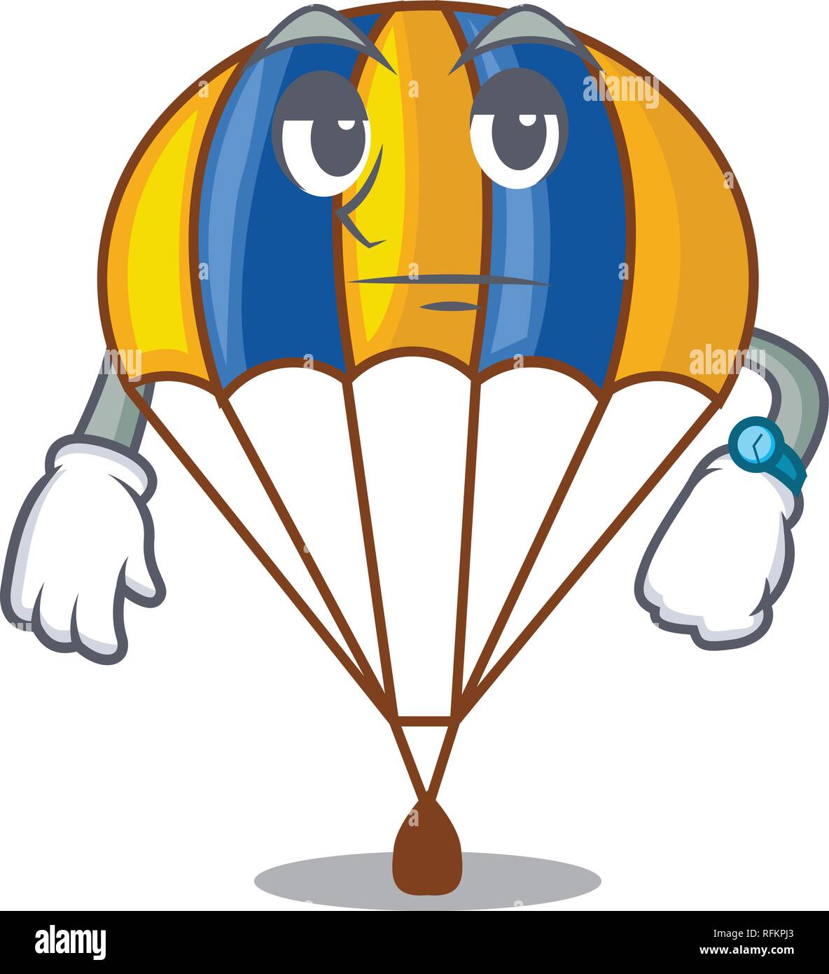 parachute in shape of acartoon fuuny vector illustration Stock Vector Image & Art Alamy