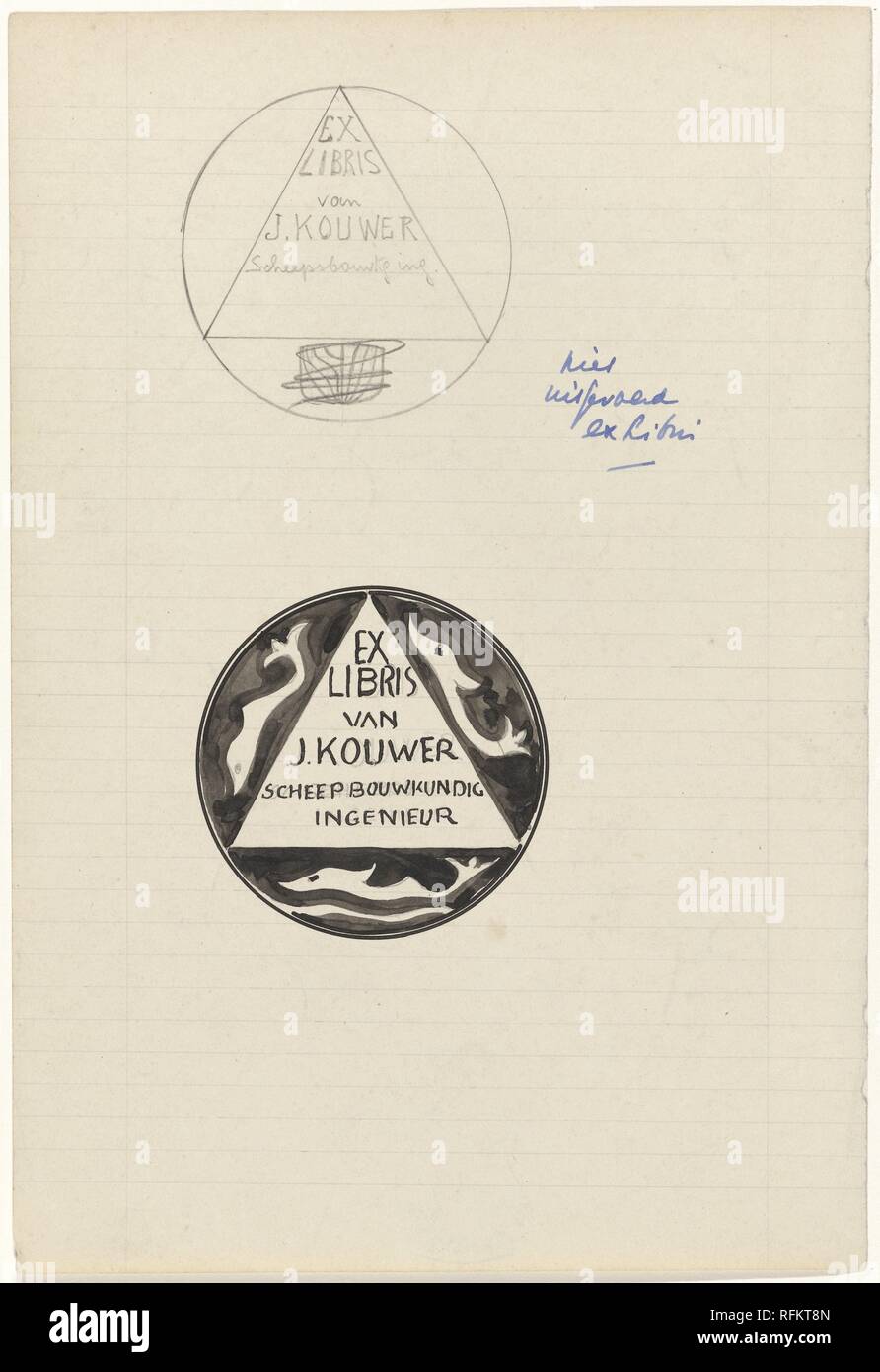 Design For An Ex Libris By J Kouwer Marine Engineer Carel Adolph Lion Cachet 1874 1945 Jpg Rfkt8n Stock Photo Alamy Design For An Ex Libris By J Kouwer Marine Engineer Carel Adolph Lion Cachet 1874 1945 Jpg Rfkt8n Stock Photo Alamy