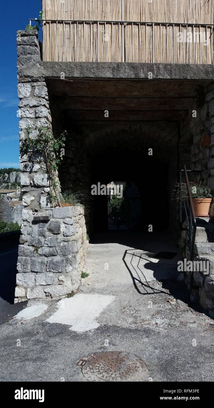 Balazuc passage Stock Photo Alamy