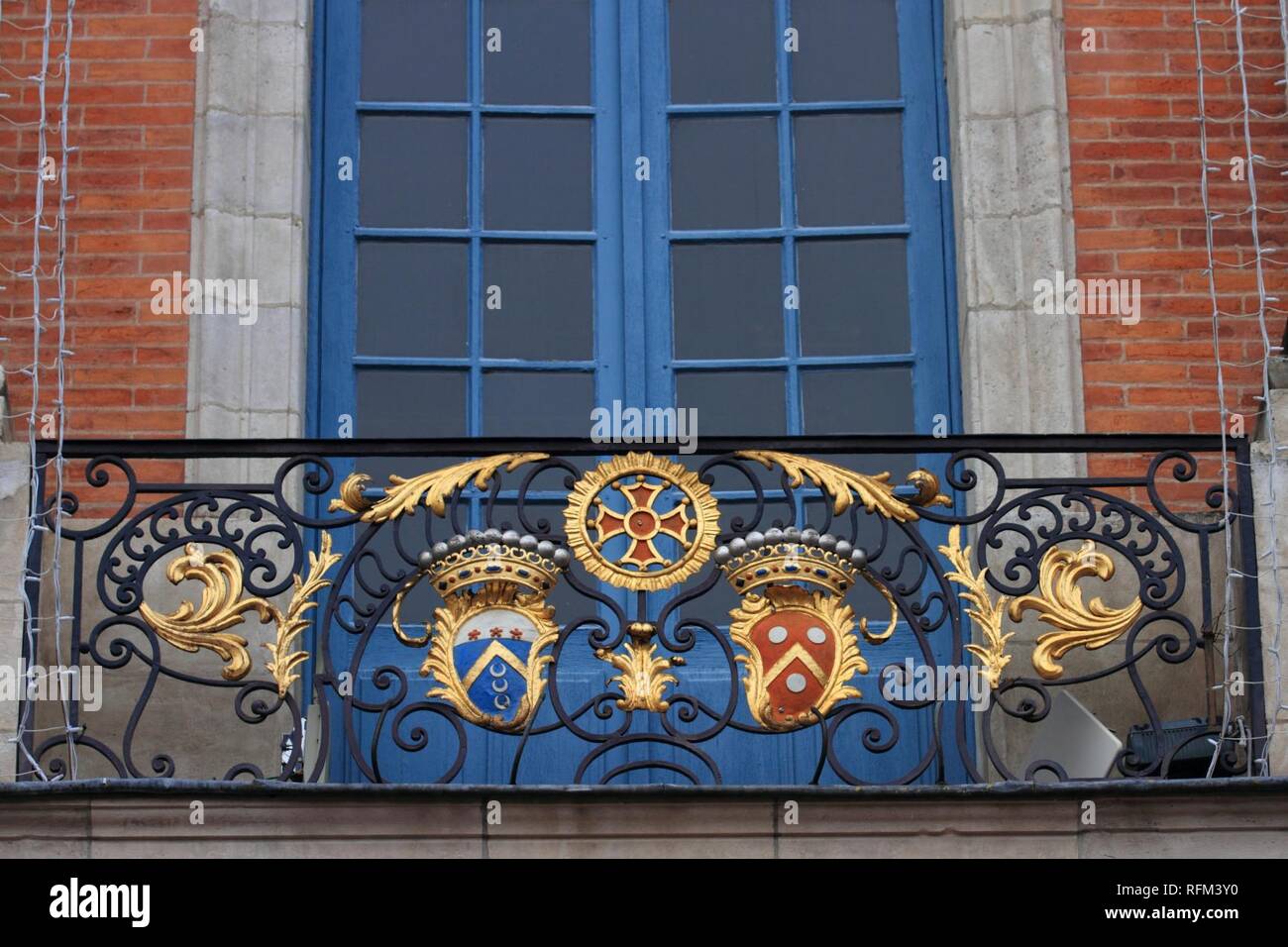 Balconie of the Capitole de Toulouse 14 Stock Photo Alamy