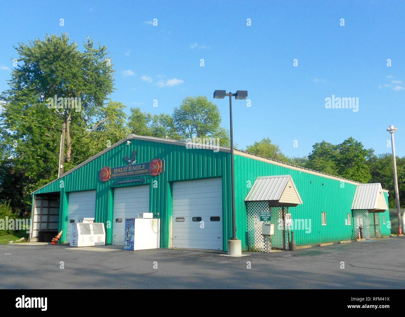 Bald Eagle PA Vol Fire Company Stock Photo - Alamy