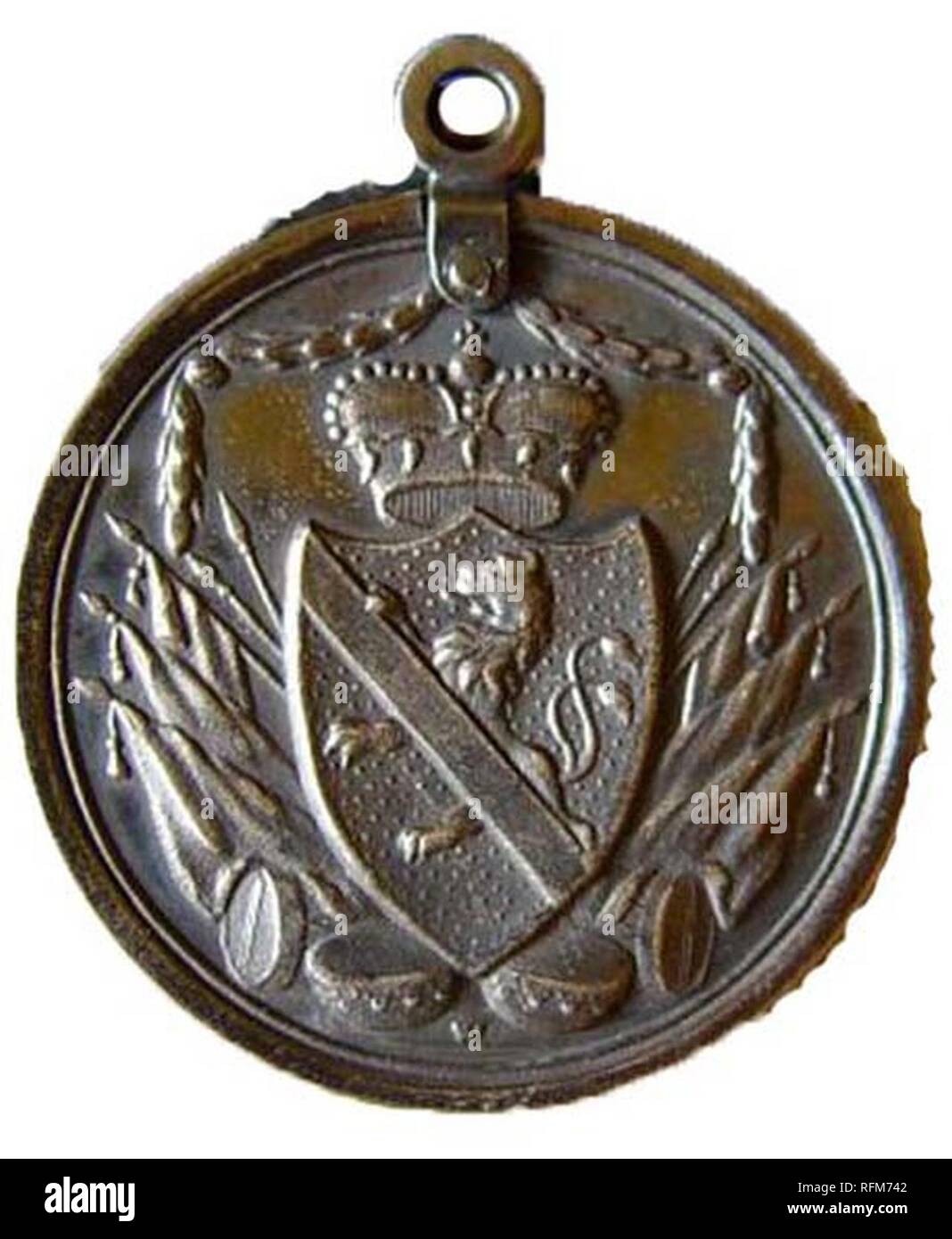 Bamberg Militär-Verdienstmedaille Bamberg Lohn der Tapferkeit 1797 Kopie bearbeitet-1. Stock Photo