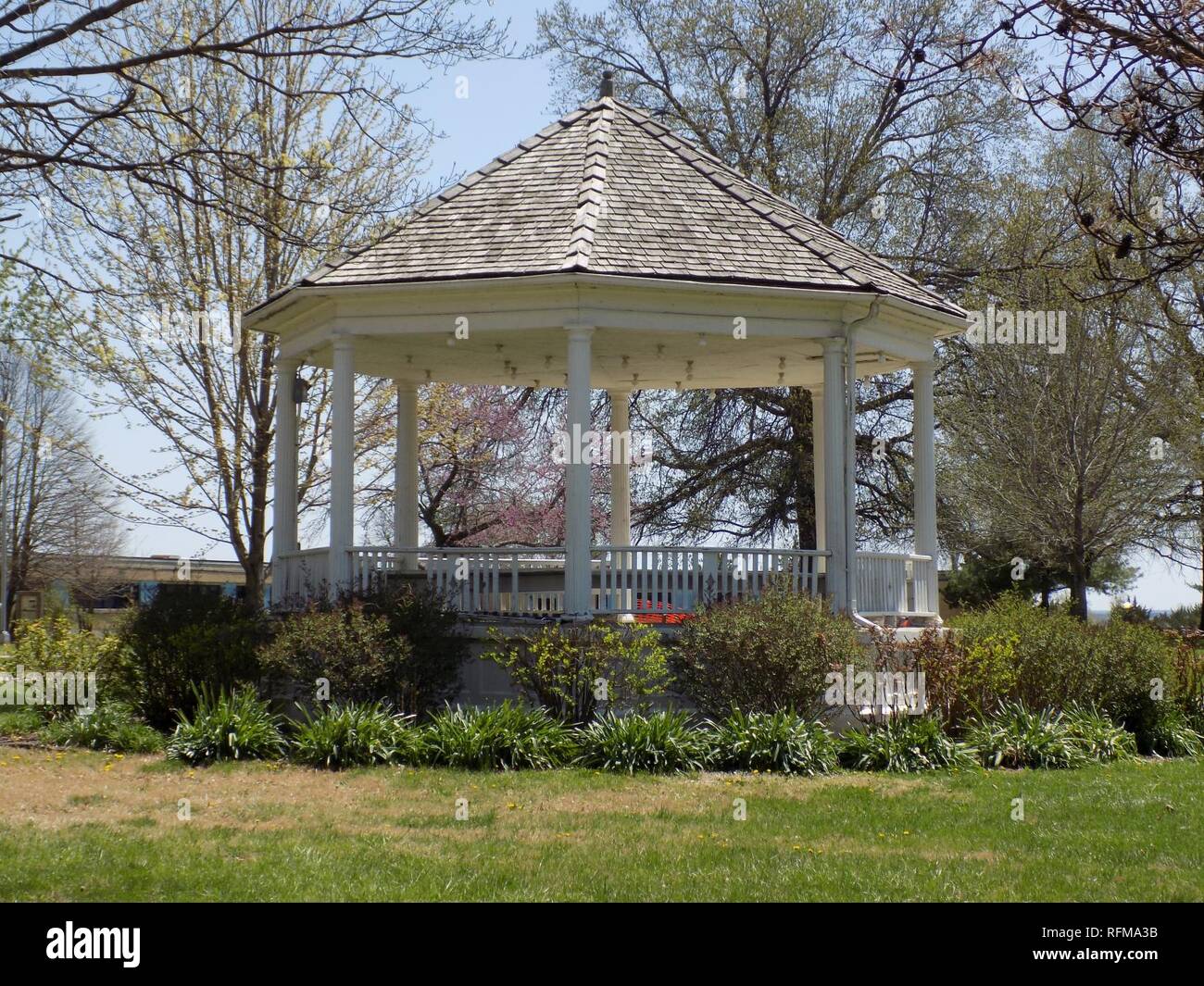 BandstandGazebo (Haskell Indian Nations University Stock Photo Alamy