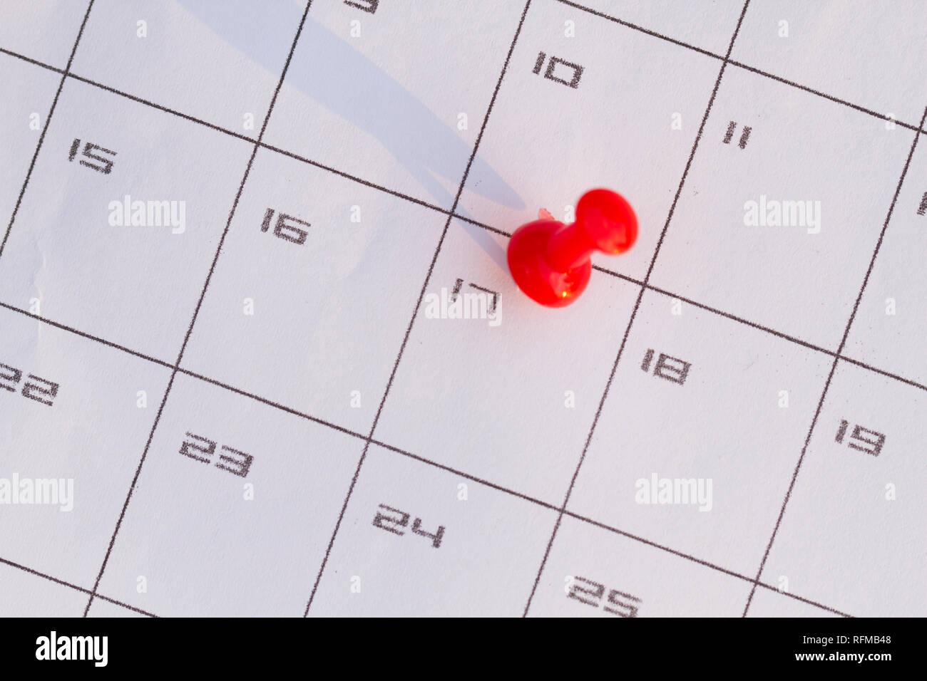 Date marking, important day Stock Photo Alamy