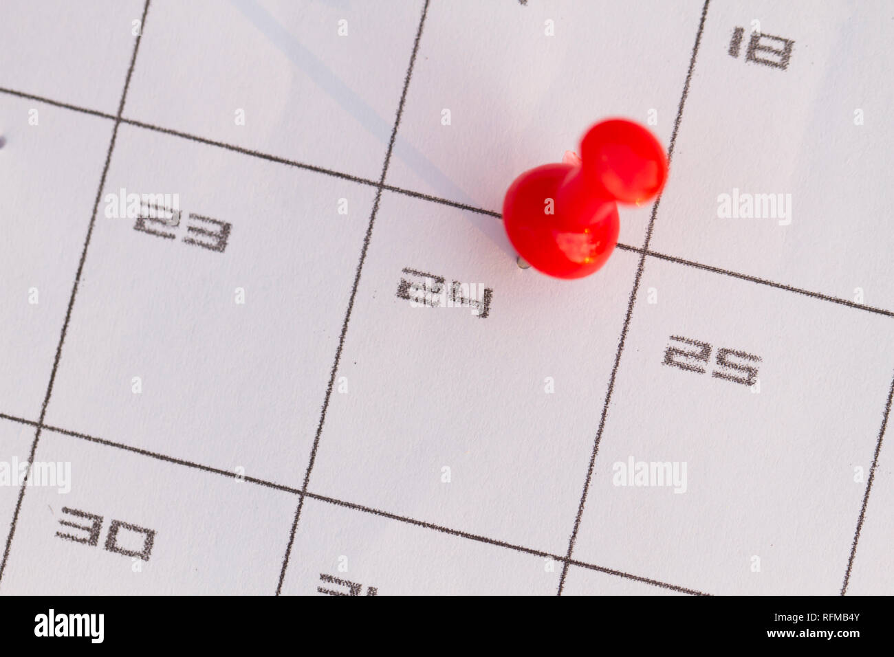 Date marking, important day Stock Photo Alamy