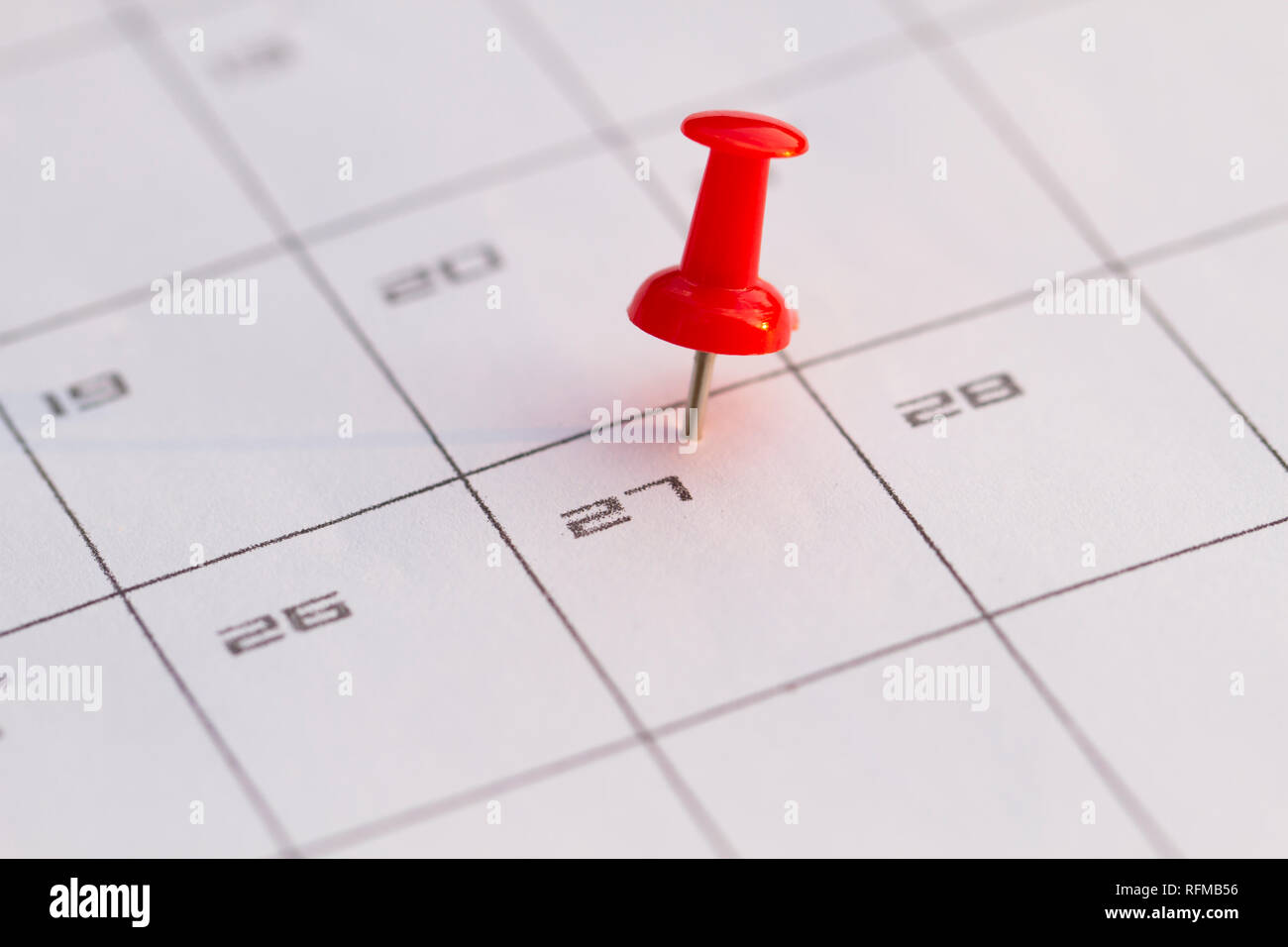 Date marking, important day Stock Photo Alamy