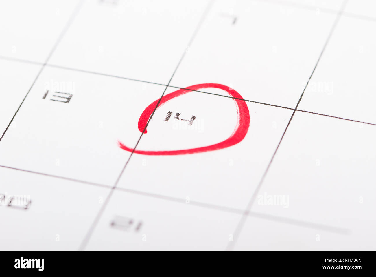 Date marking, important day Stock Photo Alamy